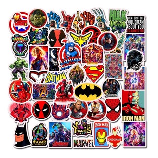 Bộ 50 stickers dán Marvel