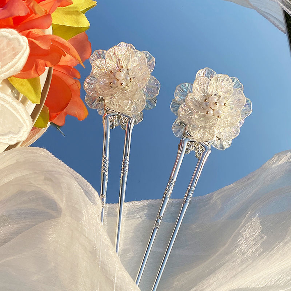 Trâm Cài Tóc Hình Bướm Đính Ngọc Trai Thời Trang