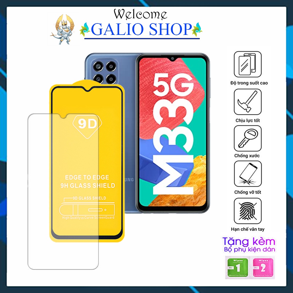 Kính cường lực Samsung M23 M33 M20 Full màn cao cấp OG+ độ cứng 21H chống bám vân tay chống rơi vỡ màn hình
