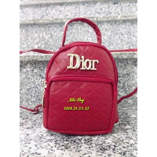 BA LÔ DIOR CAO CẤP ĐEO 2 KIỂU (ĐỎ) - ẢNH THẬT 100%