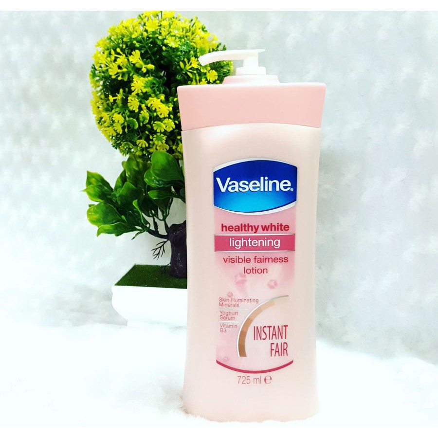 SỮA DƯỠNG THỂ VASELINE LOTION (725ML) - MÀU HỒNG HEALTHY WHITE LIGHTENING