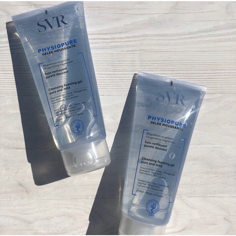 Gel Rửa Mặt SVR Dành Cho Da Nhạy Cảm 200ml Physiopure Gelée Moussante