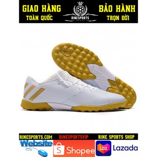 (HÀNG THAILAND) GIÀY BÓNG ĐÁ SÂN CỎ NHÂN TẠO Messi 19.3 trắng TF.CAM KẾT Y HÌNH-CAM KẾT HÀNG TỐT NHÁT