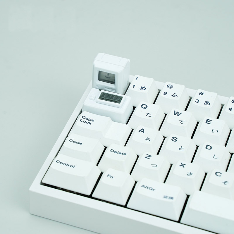 Keycap Macintosh cổ điển-keycaps bàn phím cơ với biểu tượng cảm xúc