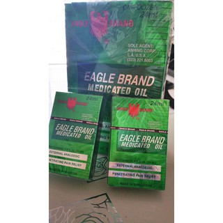 Dầu Gió Xanh Con Ó Eagle Brand 2 nấc Mỹ