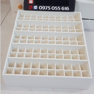 Khay son 100 ô phân tầng