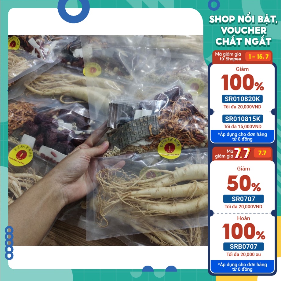 Set Sâm Hầm Gà Hàn Quốc - thơm đậm mùi sâm