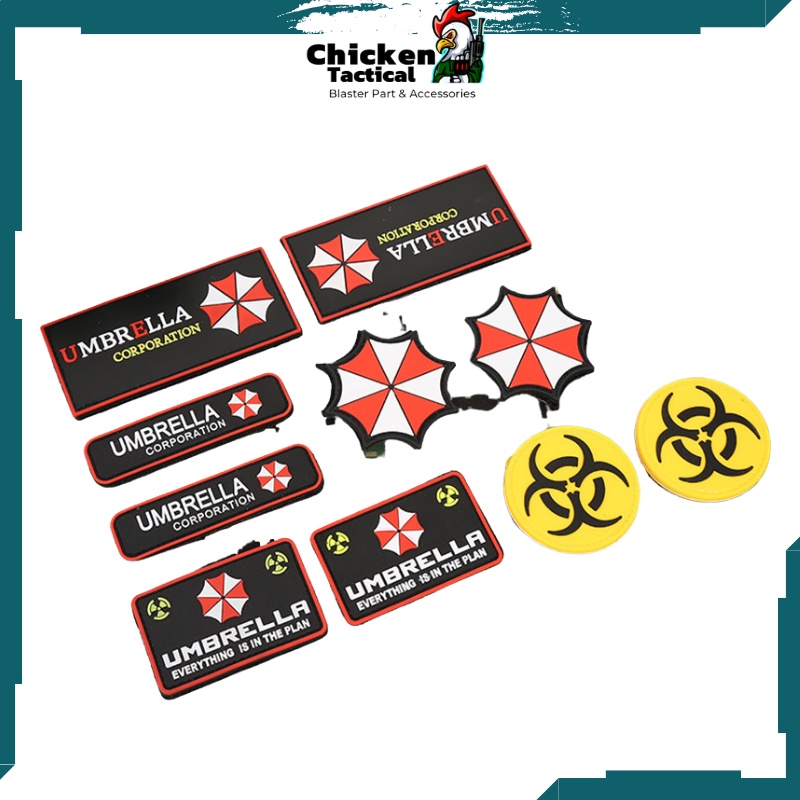 Miếng patch dán logo huy hiệu các đội đặc nhiệm Umbrella Corporation