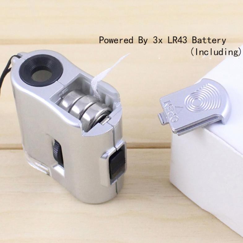 Kính Lúp Mini Bỏ Túi , Phóng To 60X