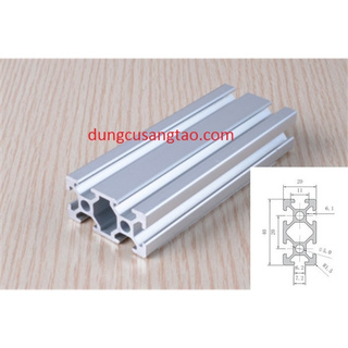Nhôm định hình 2040 (dài 1m)
