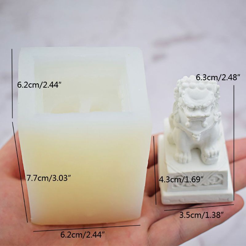 Khuôn silicone tạo hình tượng sư tử độc đáo trang trí bánh độc đáo
