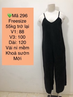 [ĐĐ293296] Đầm 2 dây dáng dài 2hand Nhật
