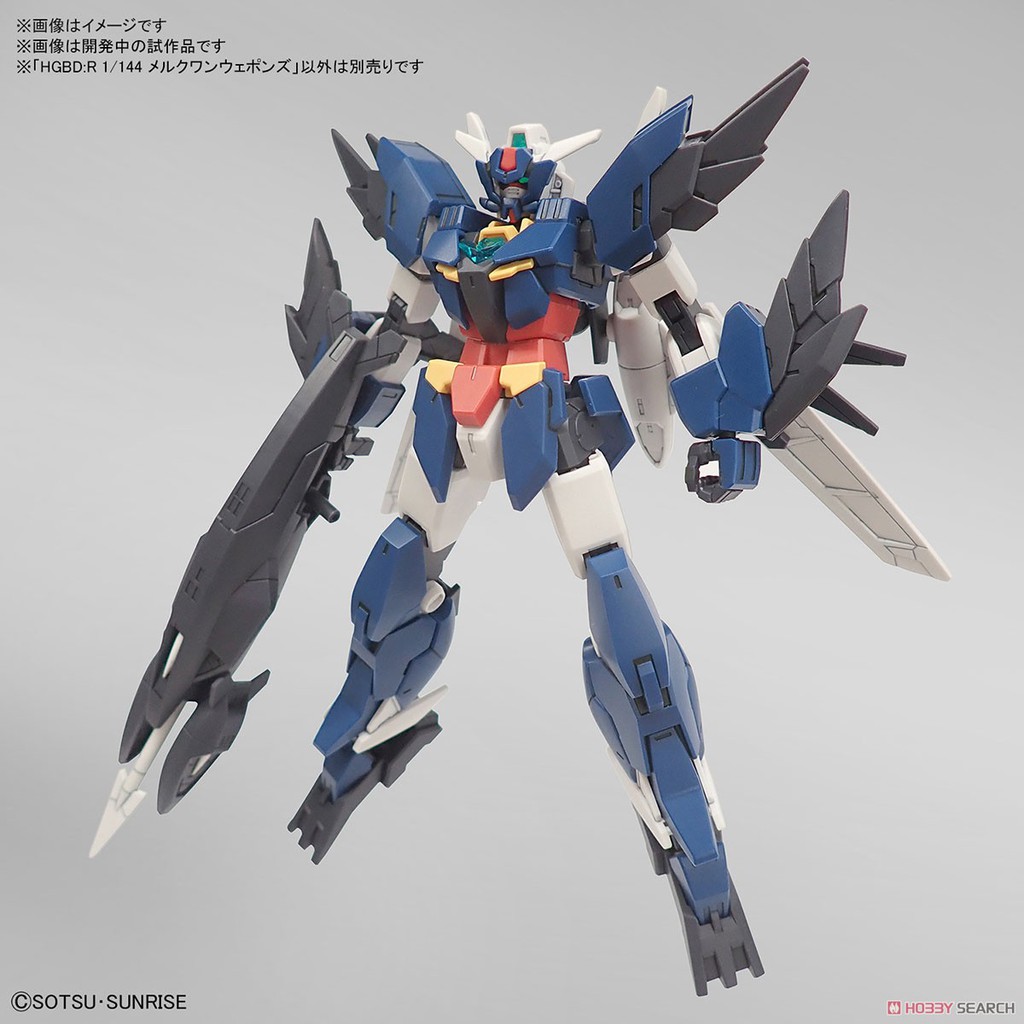 Mô Hình Lắp Ráp Phụ Kiện HG BD:R Mercuone Weapons