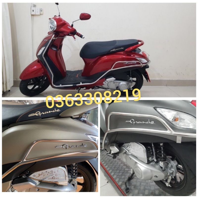 Khung quây bảo vệ xe Grande 2019-2020-2021. Loại bền, đẹp.