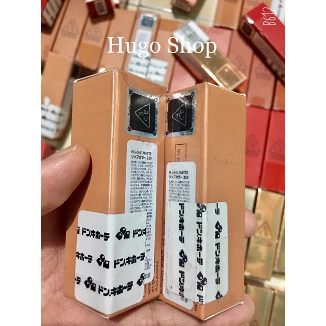 Son 3ce mood recipe matte lip chuẩn auth có chip siêu thị nội địa