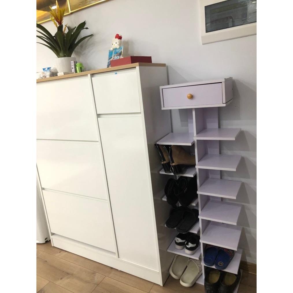 Kệ Để Giày 💗FREESHIP💗 Kệ Giày Gỗ Hình Cây Cực Tiện Ích - MÀU TRẮNG