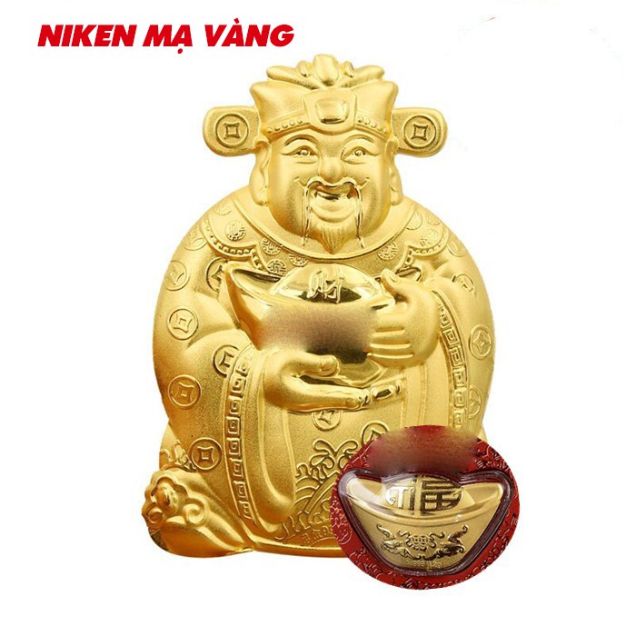 Bao Lì Xì Thần Tài Mạ Vàng 24K - Bao Lì Xì May Mắn Rước Tài Lộc 【】