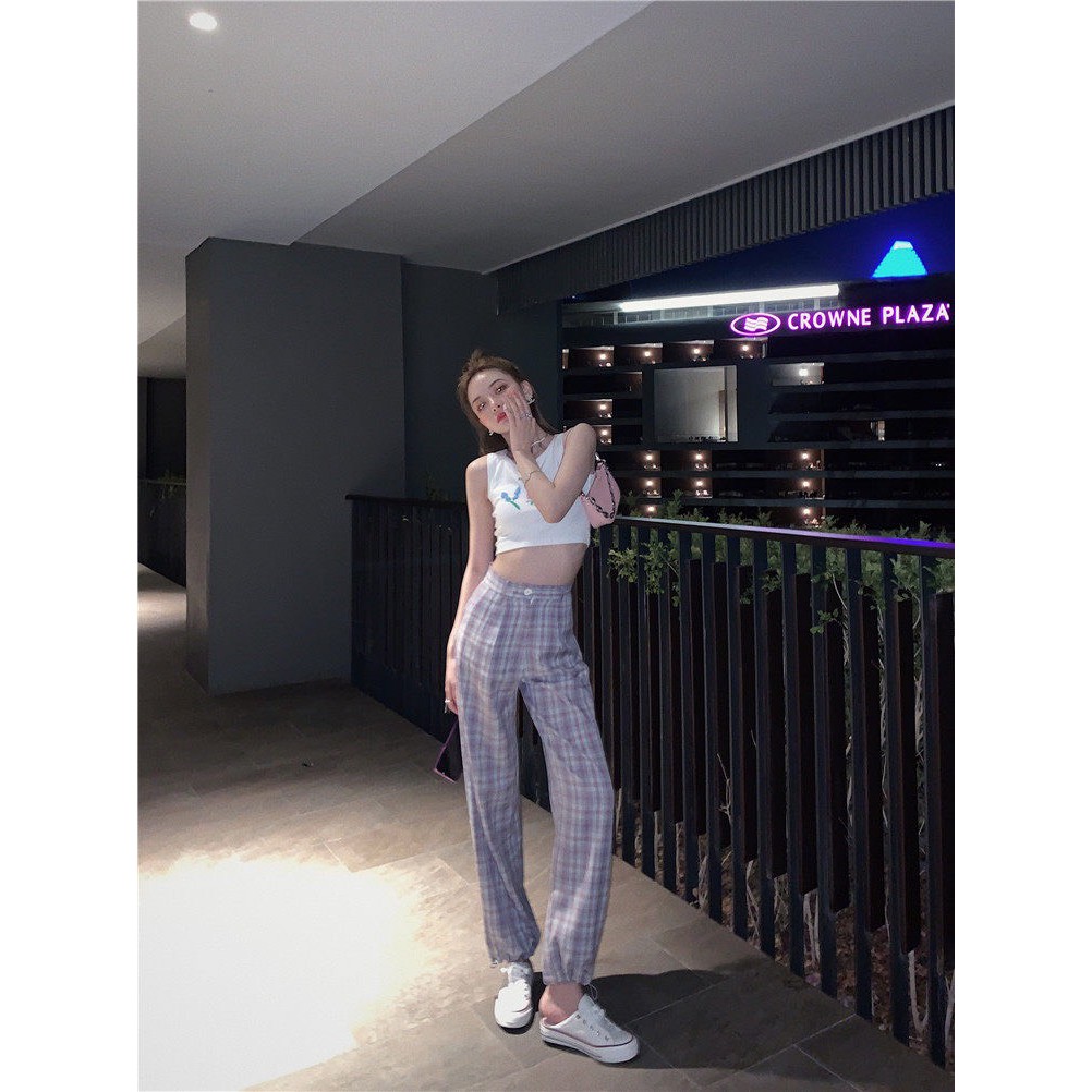 SET THỂ THAO ÁO CROPTOP + QUẦN SỌC RÚT ỐNG - B0489