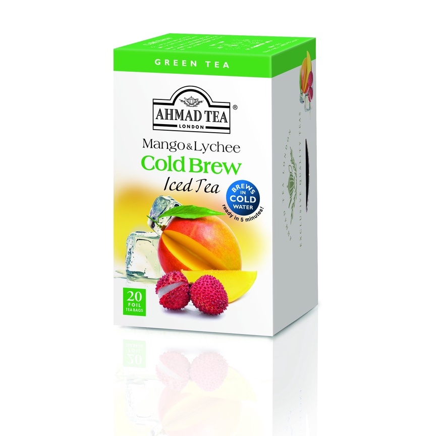 TRÀ PHA LẠNH AHMAD ANH QUỐC - XOÀI & VẢI (40g) - MANGO & LYCHEE Cold Brew - Dùng trong mùa hè