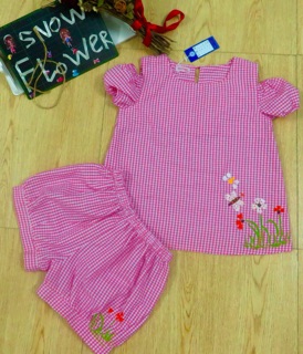Set bộ caro mẹ và bé