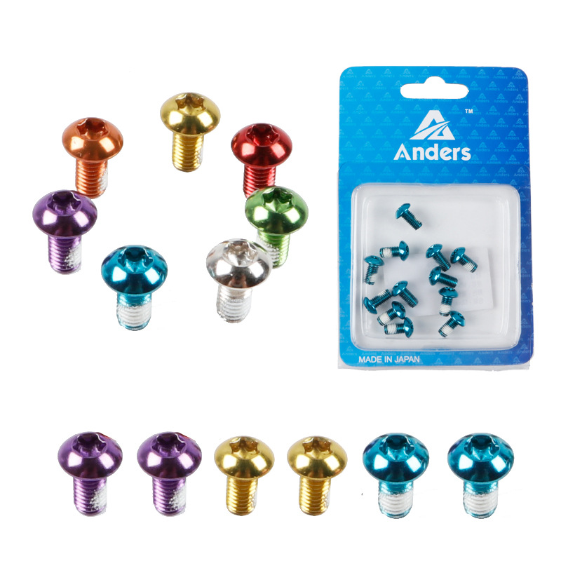 Set 12 vít đĩa MOSOWORLD t25 m5*10mm cho đĩa phanh xe đạp mtb