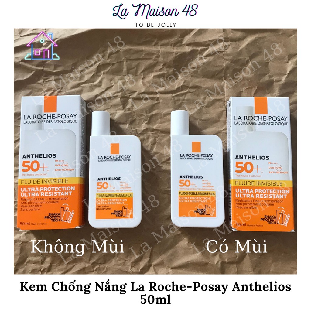 Kem Chống Nắng La Roche Posay Anthelios Shaka Fluide Invisible Spf50+