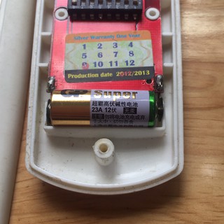 Vỉ 2 viên PIN 23A, 27A 12V Alkaline remote cửa cuốn, thay thế chuông không dây, báo động