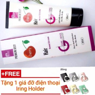 Kem triệt lông M'white cherry 80g + Tặng 1 giá đỡ điện thoại Iring Holder