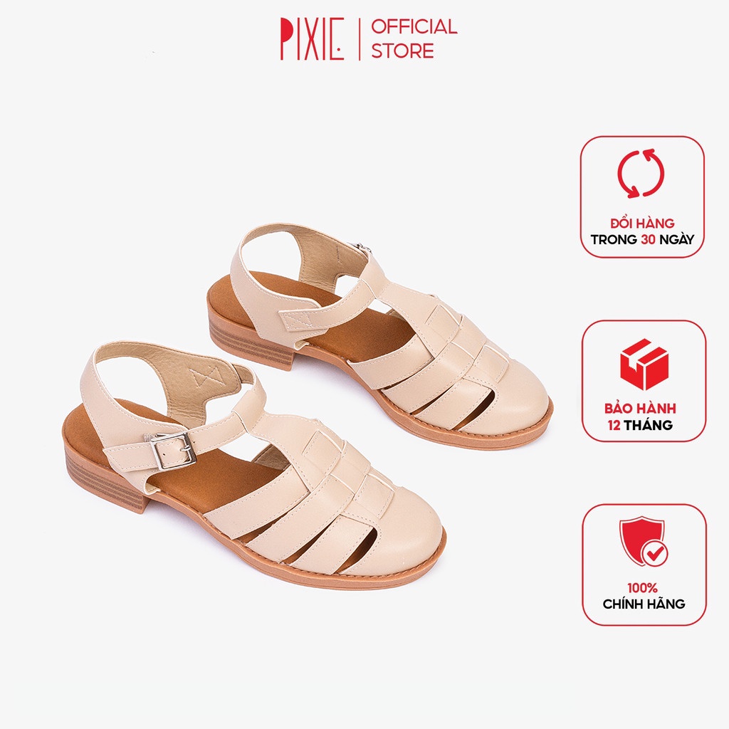 Sandal Cao Gót 3cm Dáng Rọ Pixie X859