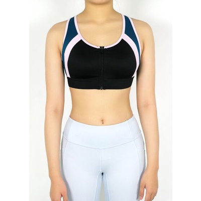 Sport bra khóa kéo trước phối 3 màu