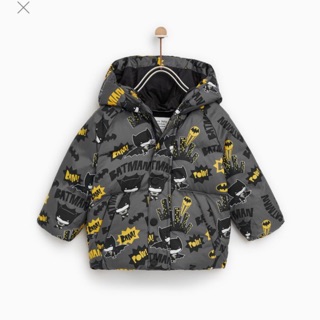Áo phao Batman hiệu Zara size 2-7 tuổi