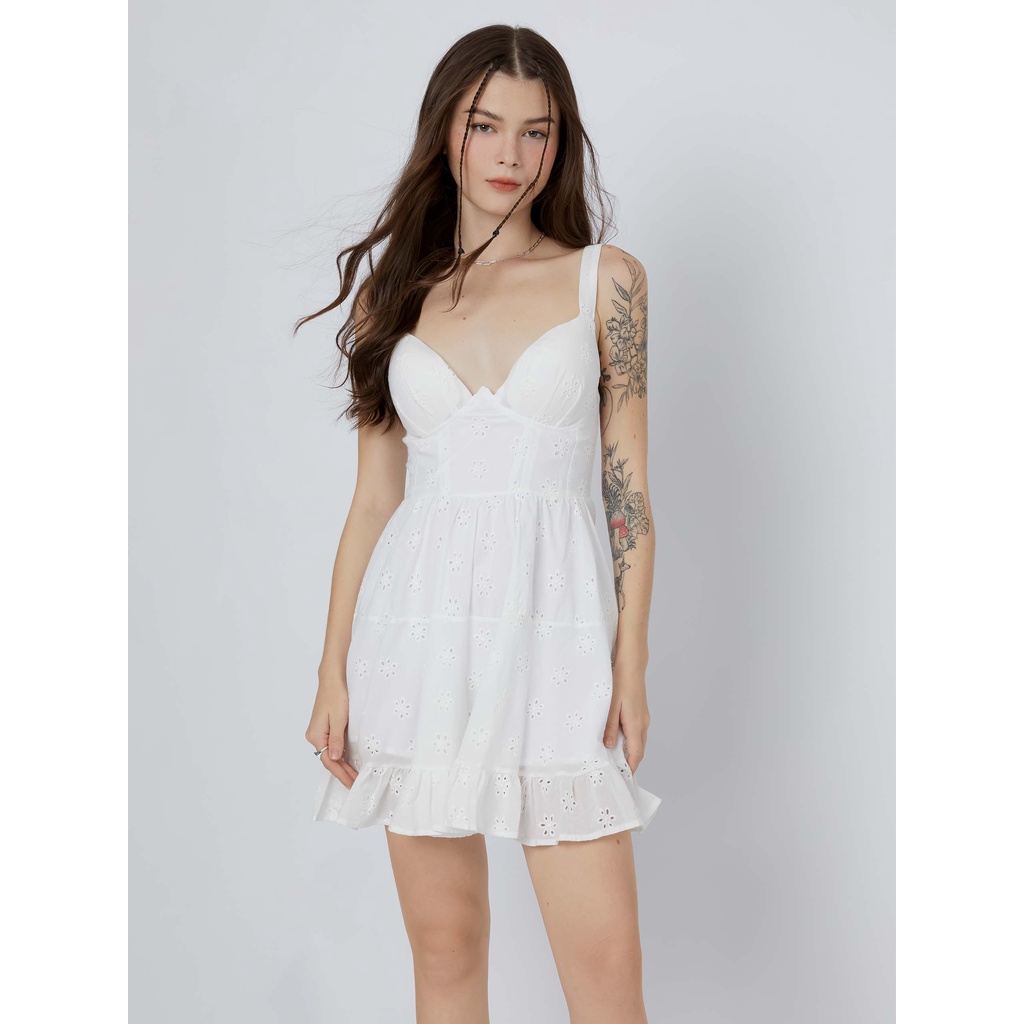Đầm Ngắn Nữ Sun Dress Corset , Chất Vải Xô Hoa Thoải Mái , WDN000174 ,SOMEHOW