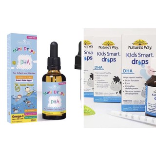 Cặp đôi DHA drops (50ml) của Anh, Úc