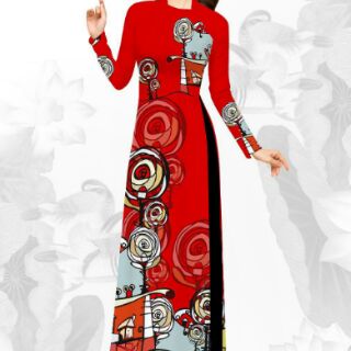 ÁO DÀI 3D CHUẨN ĐẸP