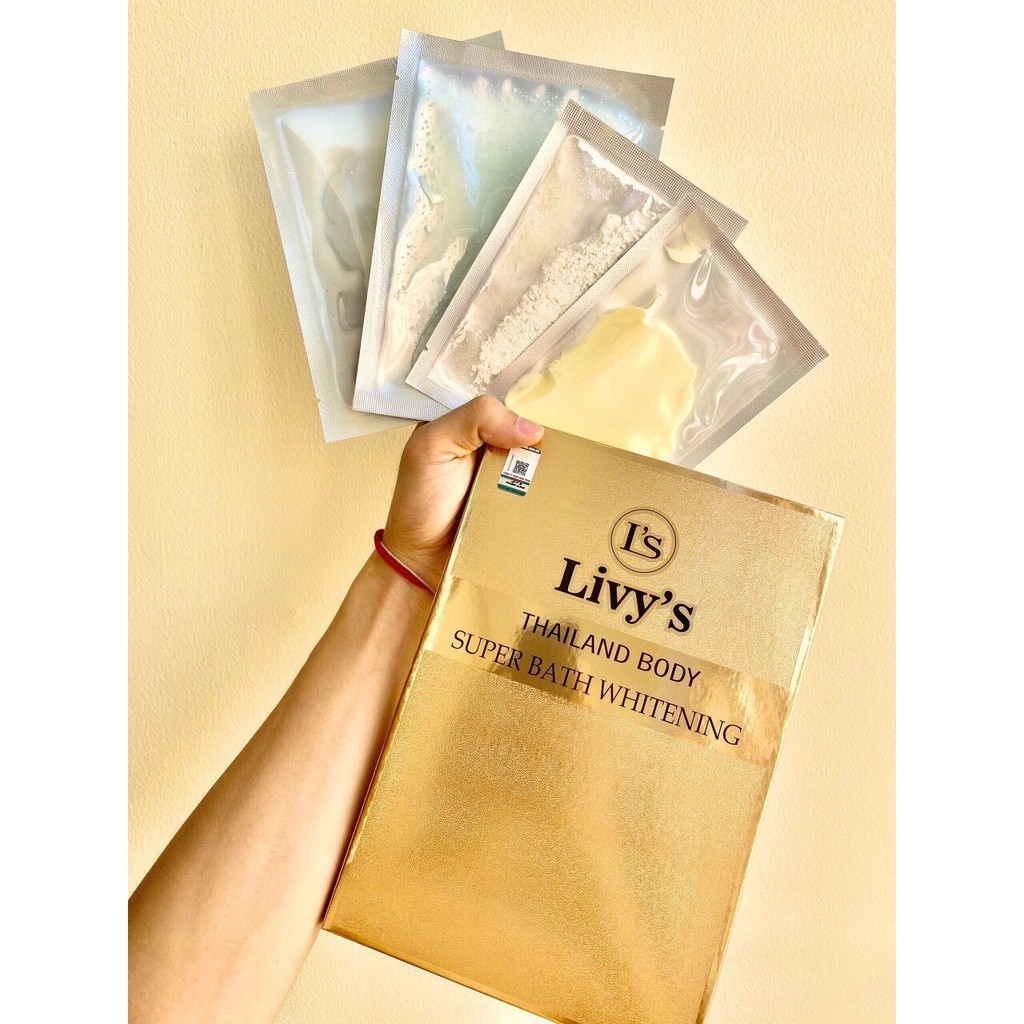 Tắm Ủ Trắng Body Livy's Vàng Siêu Trắng Mịn | BigBuy360 - bigbuy360.vn