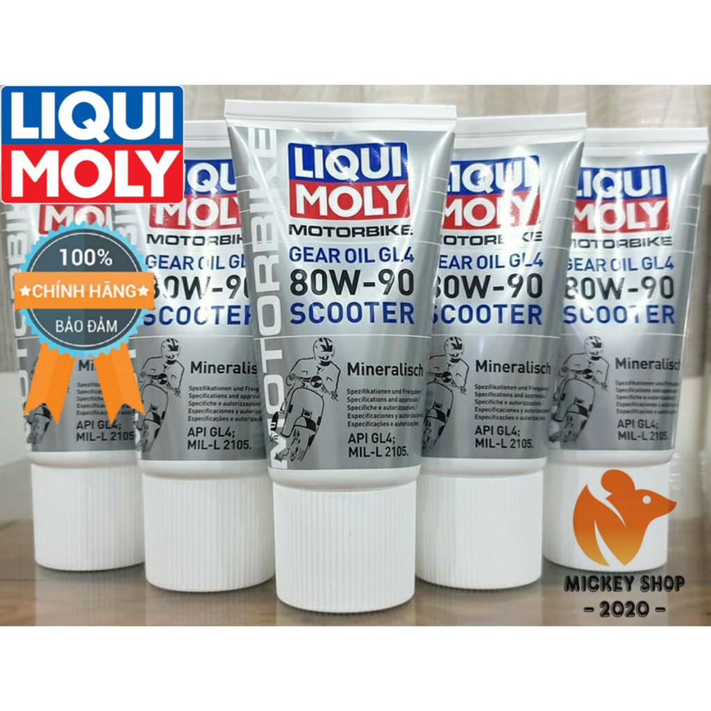 [YÊU THÍCH] COMBO Nhớt máy Liqui Moly Gen 5W30 1L và Nhớt láp Liqui Moly Gear 80W90 150ml