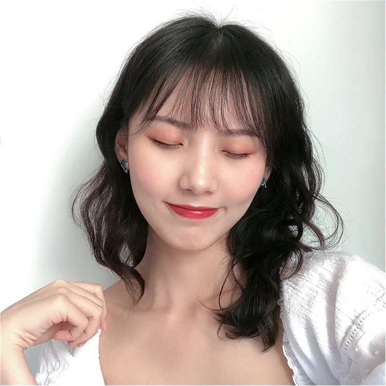 Khuyên Tai Họa Tiết Hình Học Nhiều Màu A632