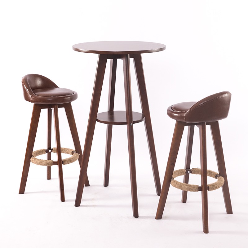 Ghế Quầy Bar 06 - Ghế Cafe Chân Hợp Kim Mạ màu gỗ óc chó sang trọng , Hàng nhập khẩu cao cấp | BigBuy360 - bigbuy360.vn