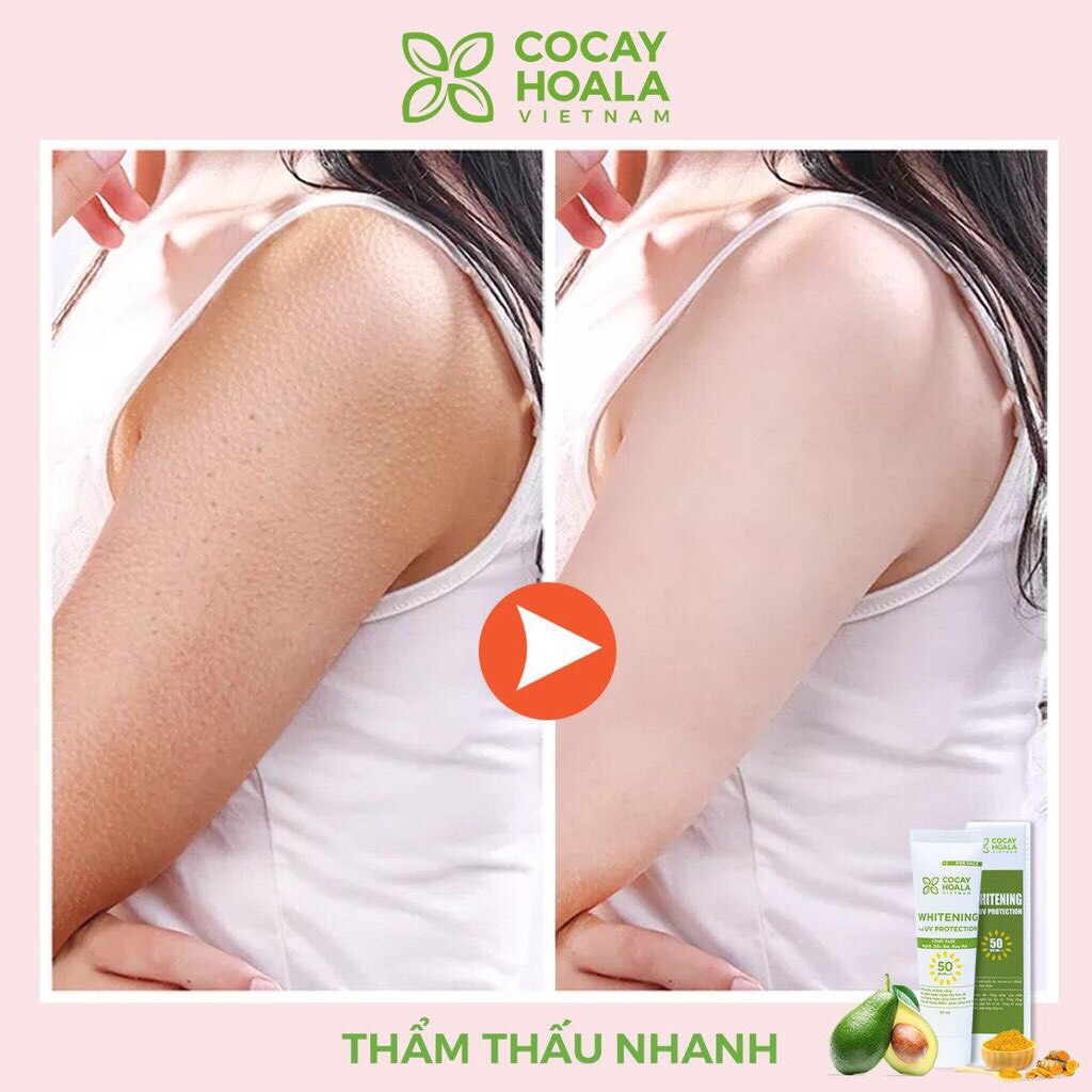 Kem Bơ Nghệ Cocayhoala-kiềm dầu, chống thấm nước, nâng tông da, thay thế kem nền, chống nắng, dưỡng da 30ml