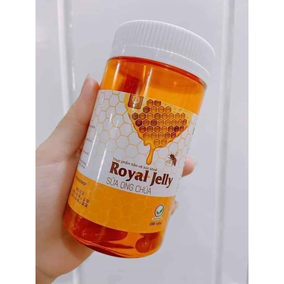 Viên Uống Sữa Ong Chúa chống lão hóa Schon Royal Jelly (hộp 100 Viên)