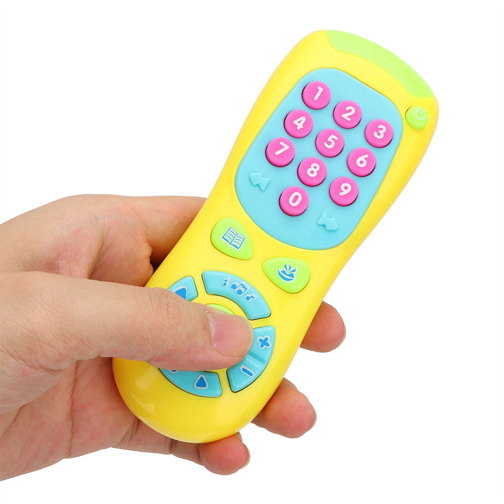 Punkstyle Kids Music Toy, Mini Electric TV Control Simulation Baby Toy Electronic Musical Learning Tool Storytelling Mod