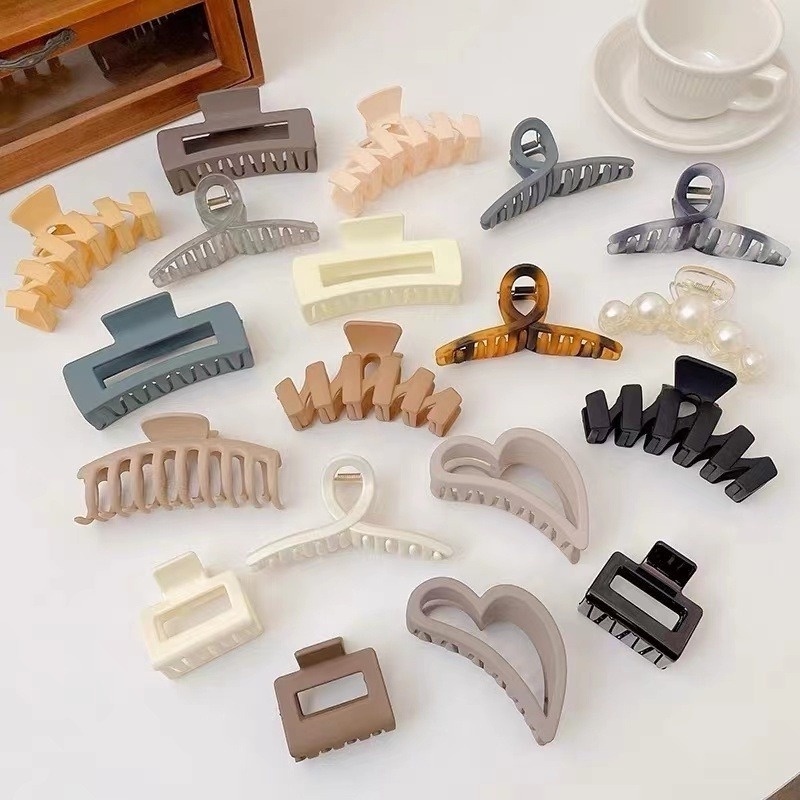 Kẹp Tóc Càng Cua Acrylic Nhiều Kiểu Dáng Thời Trang Mùa Hè Phong Cách Hàn Quốc Dành Cho Nữ