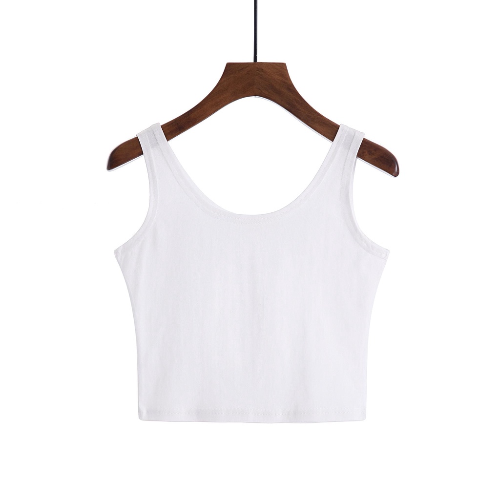 Áo ba lỗ croptop nhiều màu nữ Lamo store dáng áo 3 lỗ ôm chất liệu thun cotton | BigBuy360 - bigbuy360.vn