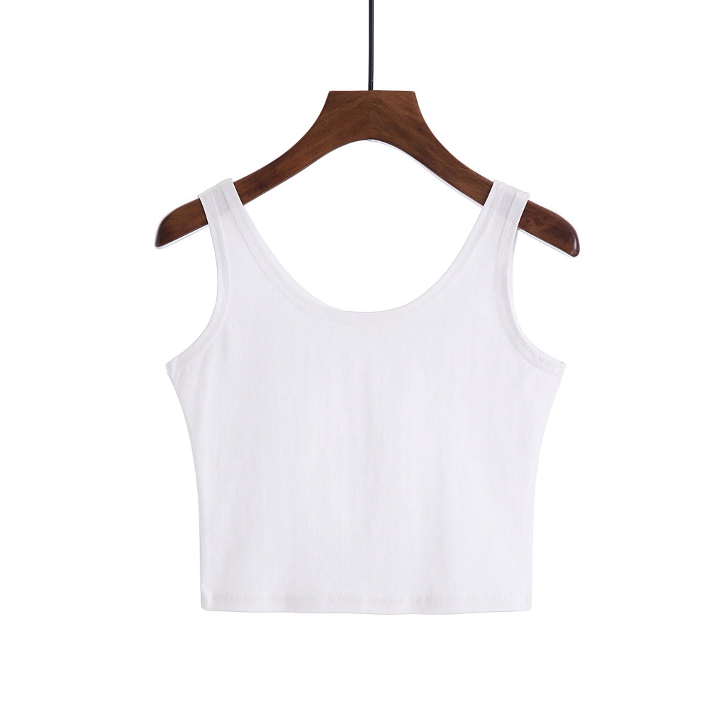 Áo ba lỗ croptop nhiều màu nữ Lamo store dáng áo 3 lỗ ôm chất liệu thun cotton