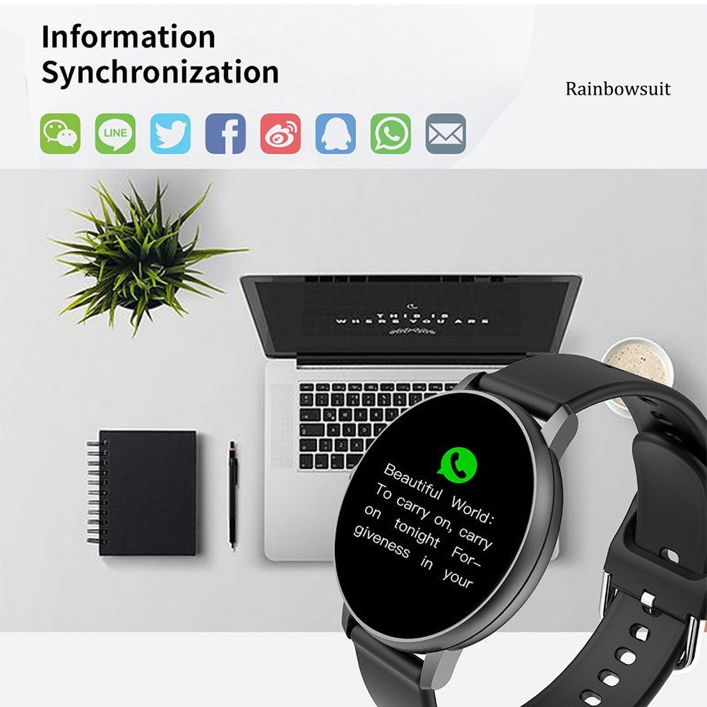 Đồng Hồ Đeo Tay Thông Minh Rb- P8y Chống Nước Theo Dõi Huyết Áp Kết Nối Bluetooth