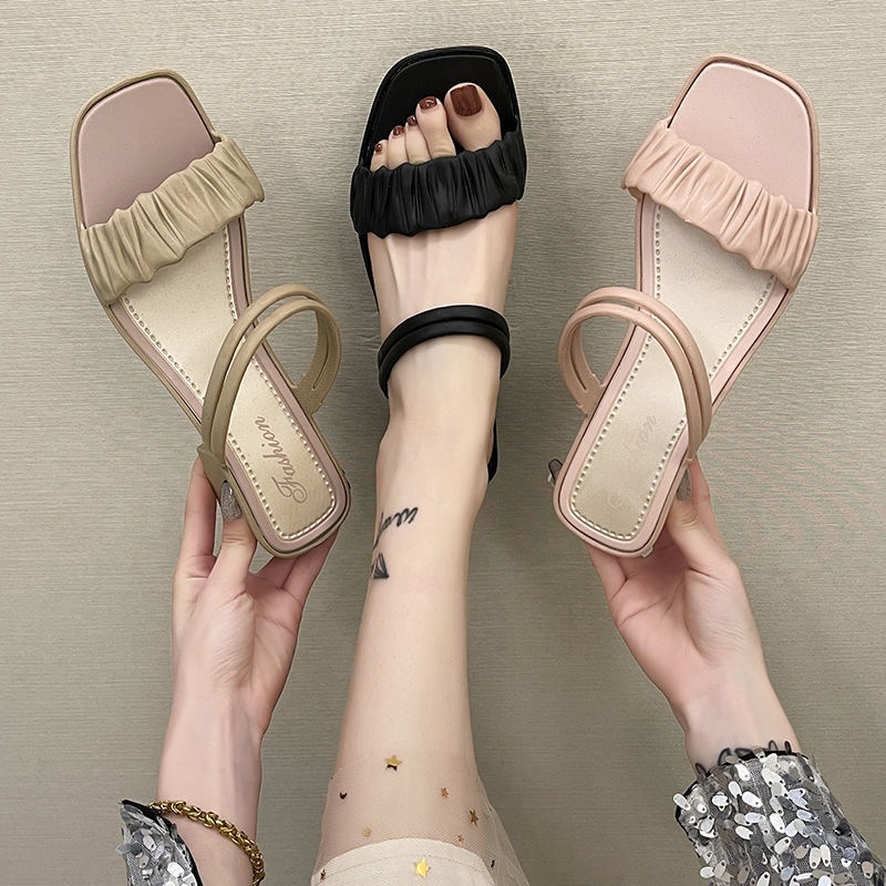 Dép Sandal Đế Xuồng Hai Cách Mang Thời Trang Mùa Hè Dễ Phối Đồ Cho Nữ