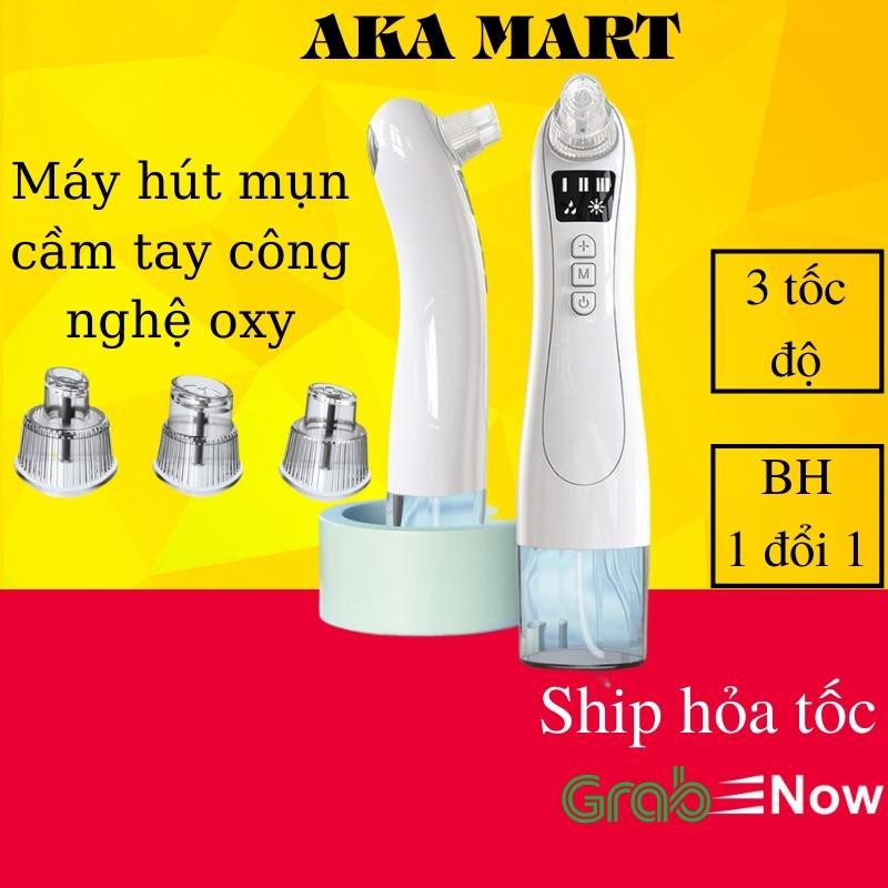 Máy hút mụn mini cầm tay chính hãng cao cấp B68 2021, máy hút mụn cẩm tay mini công nghệ oxy loai tốt