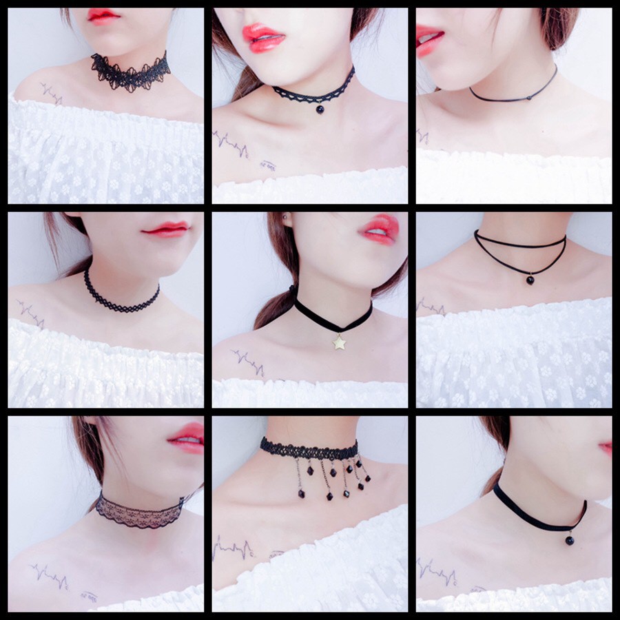 Chocker cổ kiêm choker buộc đùi xinh xắn Mayconner mã A-CK146