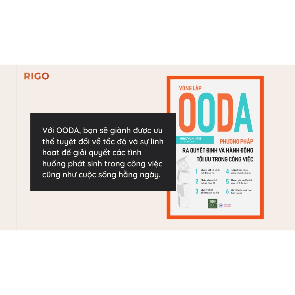 Sách - Vòng Lặp OODA - Phương Pháp Ra Quyết Định Và Hành Động Tối Ưu Trong Công Việc