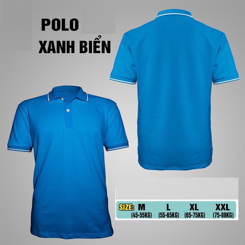 Áo polo nam cao cấp cổ viền, áo thun nam ngắn tay bo viền năng động, Kiểu dáng ôm slimfit